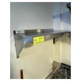 STAINLESS STEEL WALL SHELF 30X12
