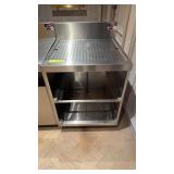 24 inch Perlick drain board and dishwasher rack