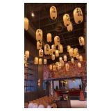 Lot of approximately 75 oriental shades on