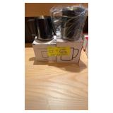 Two assorted size milk froth stainless steel