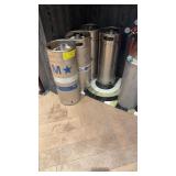 4 quarter size  beer kegs