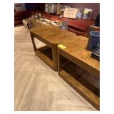 2 COCKTAIL TABLES WITH OPEN BASES