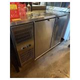 DOUBLE DOOR 54 INCH DIRECT DRAW COOLER   NO TOWER