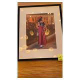 Oriental framed photo