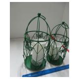 2 LED Butterfly Candle Lanterns