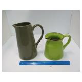 Stoneware Pottery Pitchers - Quarry / Turino