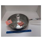 New 12' Stainless Steel Fry Pan