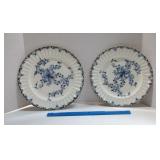2 - Royal Worcester - Mansfield - Dinner Plates -