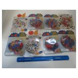 Lot - New Mini Erasers - 8 packages -School supply