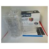 Box of 12 Plastic Storage Bins