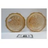 2 - Iris & Herringbone Plate