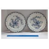 2 - Royal Worcester - Mansfield - Dinner Plates -