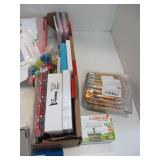 lot office supplies - Pencils, Clipboards, opener