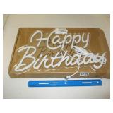 New Neon Happy Birthday Sign