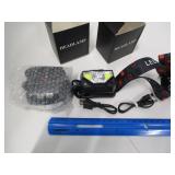2 New Rechargeable Headlamp Lights