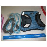 New Sz L Dog Harness and Leash