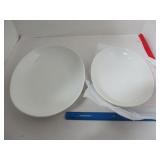 2 Ceramic Serving Platters
