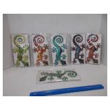 Lot - Metal Gecko Wall Art