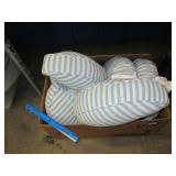 Pillows, New Set Striped Oblong Decor Toss Pillows