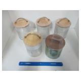 Lot- New Food Safe Glass Storage Containers