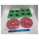 2 New 36T Brush Cutter Blades