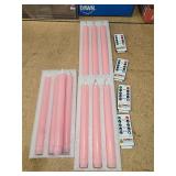 Set of LED Taper Candles with Remote Control - New