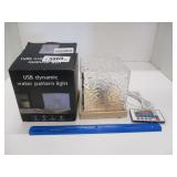 New USB Dynamic Water Pattern Light