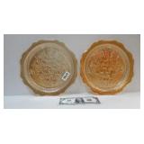 2 - Iris & Herringbone Plate