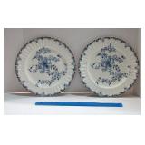 2 - Royal Worcester - Mansfield - Dinner Plates -