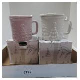 2 - Ceramic Mugs w/Lids