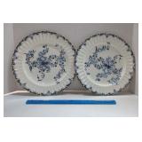 2 - Royal Worcester - Mansfield - Dinner Plates -