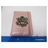 Pink Passport Holder Wallet