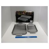 2 New Stainless Steel Grill Pants