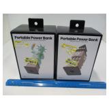 Portable Charging Power Banks - Set of 2 New