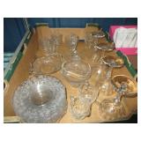 Assorted Clear Glassware - Glasses, Plates & More