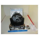 ABX Solar Fan and Speaker - Works - Portable