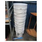 Lot - 10 New 5 gallon Buckets - Food Grade Resin