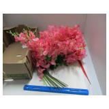 Box Lot Artificial Flowers