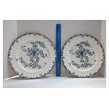 2 - Royal Worcester - Mansfield - Dinner Plates -