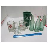 Lot - A&W Mugs and Coca-Cola Bottles ...