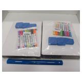 New White Boards with Dry Erase Markers