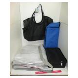 TRAVEL BAG LOT - HEAVY DUTY STORAGE, BEACH BAG