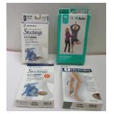 4 Pairs - Assorted Compression Socks