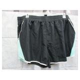 NEW WOMENS ATHLETIC SHORTS - 2X - ZONE PRO