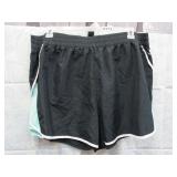 NEW WOMENS ATHLETIC SHORTS - 2X - ZONE PRO
