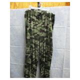 SWEET 1X NEW WOMENS SLEEPWEAR PANTS CAMO GREEN