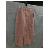 NEW WOMENS BARREL JEANS SIZE 6 *PINK