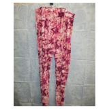 NEW WOMENS LARGE LEGGING TIE-DYE BY BOBBIE BROOKS
