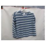 NEW WOMEN'S WOVEN KNIT SWEATER LARGE WYNNE LAYERS