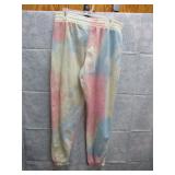 NEW WOMENS SWEAT PANTS TIE-DYE 1X BOBBIE BROOKS